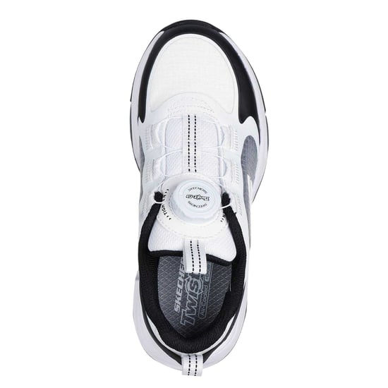 Skechers - "Retrotech" Kontrast Sneaker für Kinder (Weiß/Schwarz) - Image 3