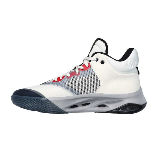 Skechers - Skater-Schuhe für Herren, Netzmaterial (Weiß/Grau) - Image 2