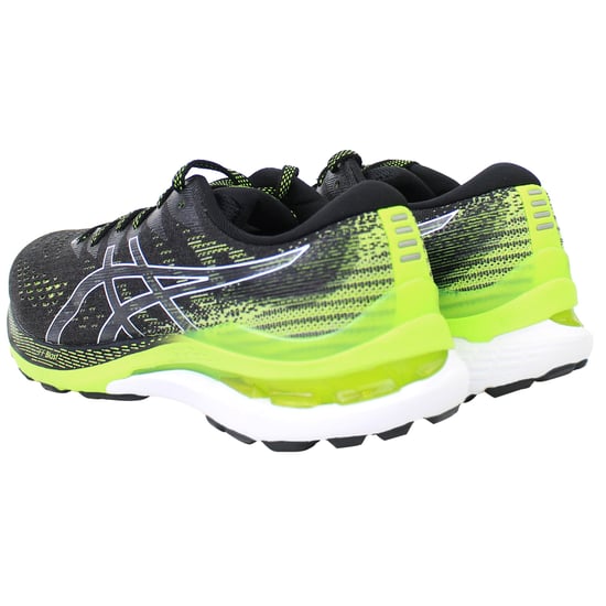 Asics Gel-Kayano 28 Herren Schwarz/Grün Laufschuhe - Image 3