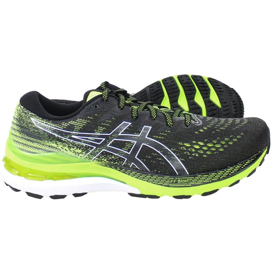 Asics Gel-Kayano 28 Herren Schwarz/Grün Laufschuhe - Image 4