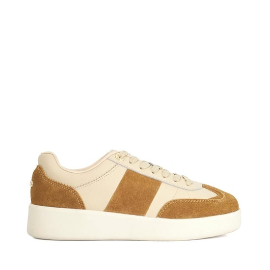 Dune London - "Enticing" Sneaker für Damen, Wildleder, Plattform-Absatz (Braun) - Image 2