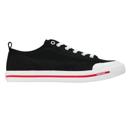 Diesel - "Athos" Sneaker für Damen, Canvas (Schwarz/Weiß) - Image 1