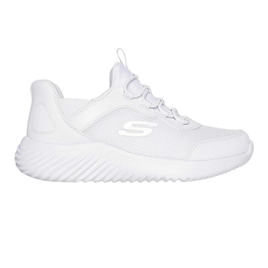 Skechers - "Bounder Brisk Burst" Sneaker für Kinder, Netzmaterial, Zum Reinschlüpfen (Weiß) - Image 1