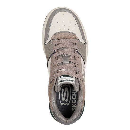 Skechers - "SKX-228" Sneaker für Kinder, Wildleder-Panel, niedrig geschnitten (Braungrau) - Image 3