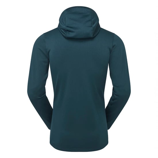 Herrenweiches Fleece-Hoodie mit durchgehendem Reißverschluss und Daumenlöchern für Wanderungen - Image 2