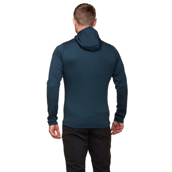 Herrenweiches Fleece-Hoodie mit durchgehendem Reißverschluss und Daumenlöchern für Wanderungen - Image 5