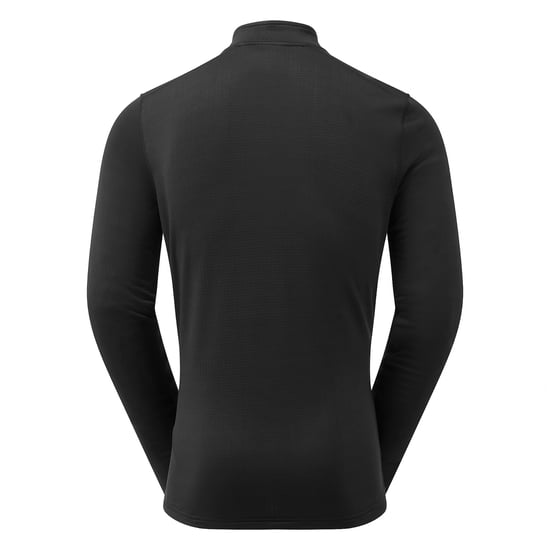 Herren Langarm-Fleece-Halbzip-Topp mit Daumenlöchern für Wanderungen im Freien - Image 2