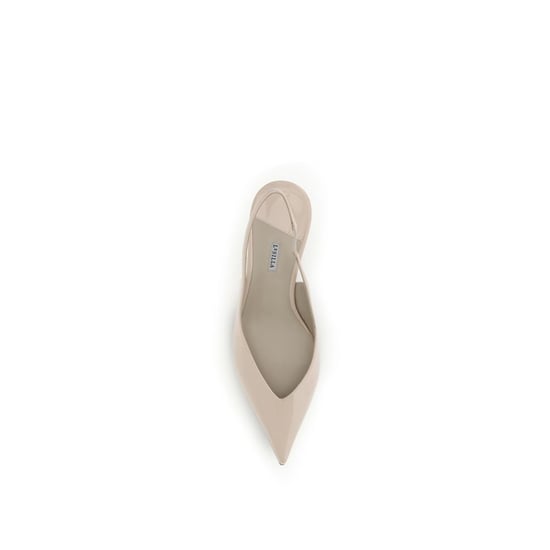 LE SILLA Mehrfarbige Kalbsleder Bos Taurus Mid Heel Pumps - Image 4