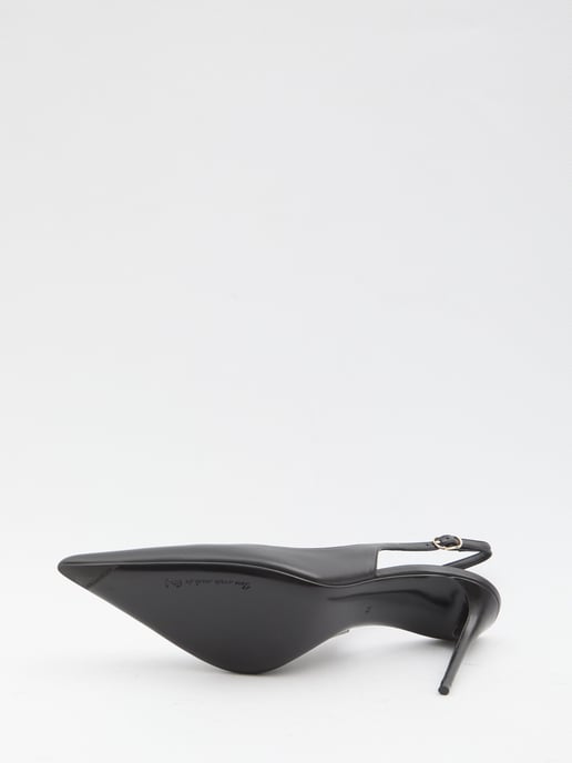 Slingback-Pumps aus Seidennappa - Image 4