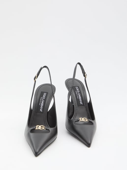 Slingback-Pumps aus Seidennappa - Image 5