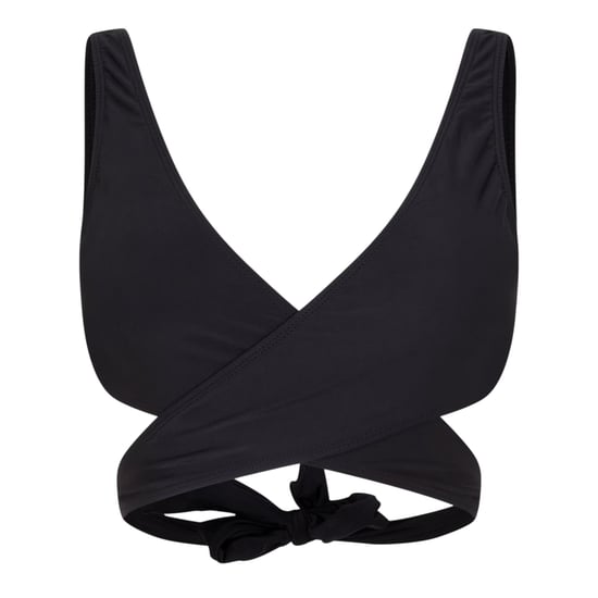 Brave Soul - Bikini Oberteil für Damen, Wickelfront (Schwarz) - Image 1