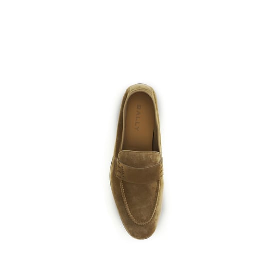 Bally Beige Kalbsleder Bos Taurus Slipper - Image 4