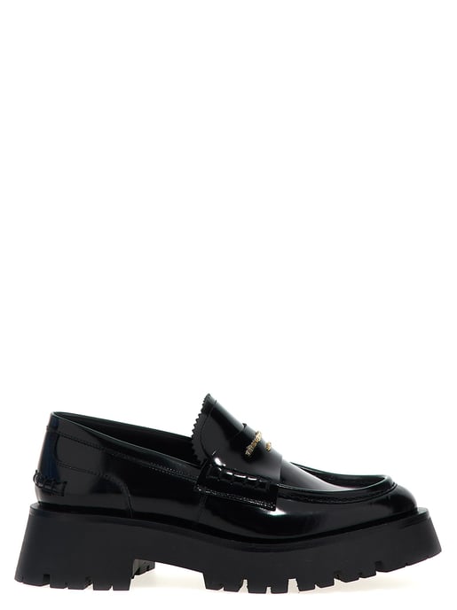 Alexander Wang Schwarze Rindsleder Slipper - Image 1