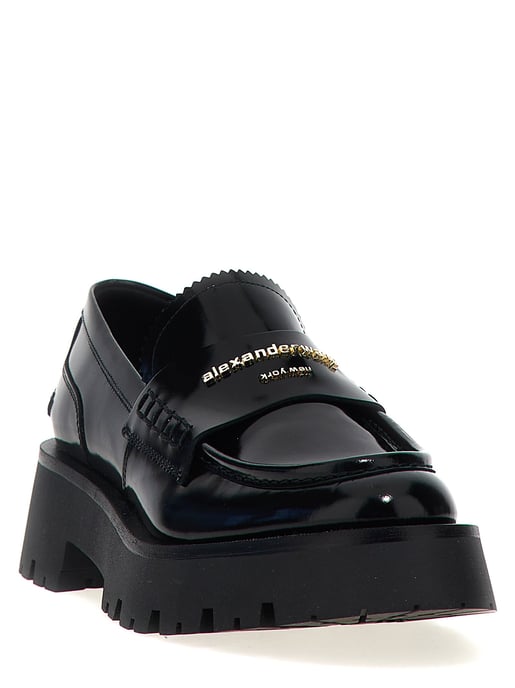 Alexander Wang Schwarze Rindsleder Slipper - Image 2