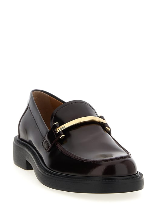 Tod's Bordeaux-Kalbsleder Slipper - Image 2