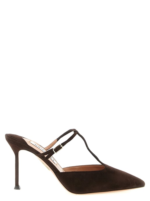 Aquazzura Braune Ziegenleder High Heel Pumps - Image 1