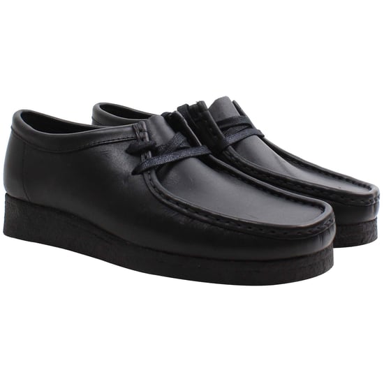 Clarks Wallabee Damen schwarze Stiefel - Image 2