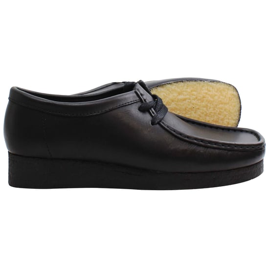 Clarks Wallabee Damen schwarze Stiefel - Image 4