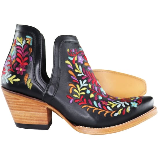 Ariat Dixon Floral Western Damen Schwarz Stiefel - Image 4