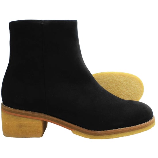 Clarks Amara Crepe Damen Schwarz Stiefeletten - Image 4