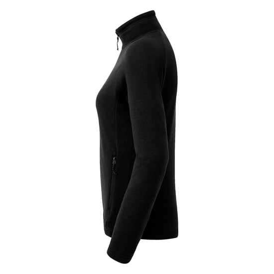 Damen leichte Fleecejacke mit Reißverschlusstaschen und tailliertem warmen Kragen - Image 3