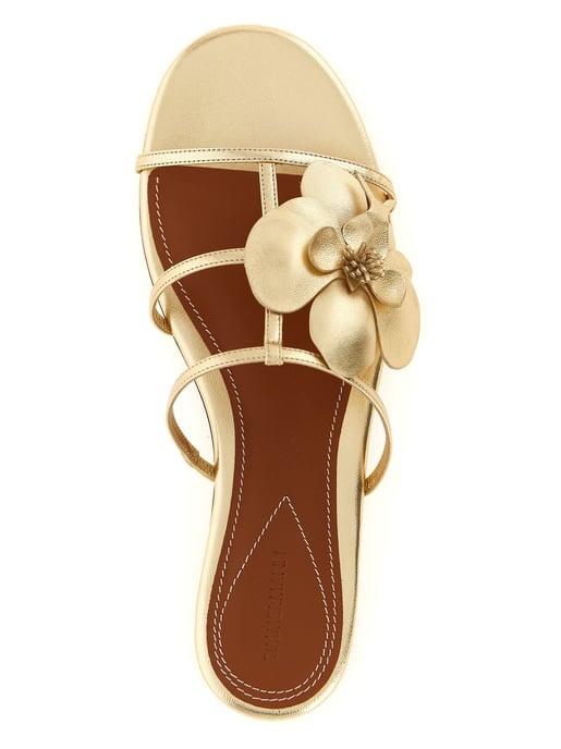 Zimmermann Goldene Leder-Sandalen - Image 5