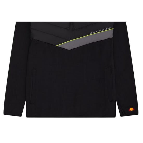 Ellesse - "Gueza" Fleece-Oberteil für Herren, mit halbem Reißverschluss (Schwarz) - Image 3