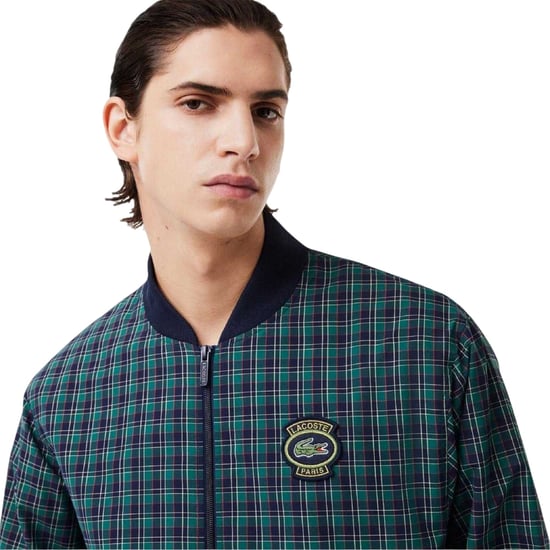 Lacoste - Bomberjacke für Herren, Regulär (Dunkles Marineblau) - Image 3
