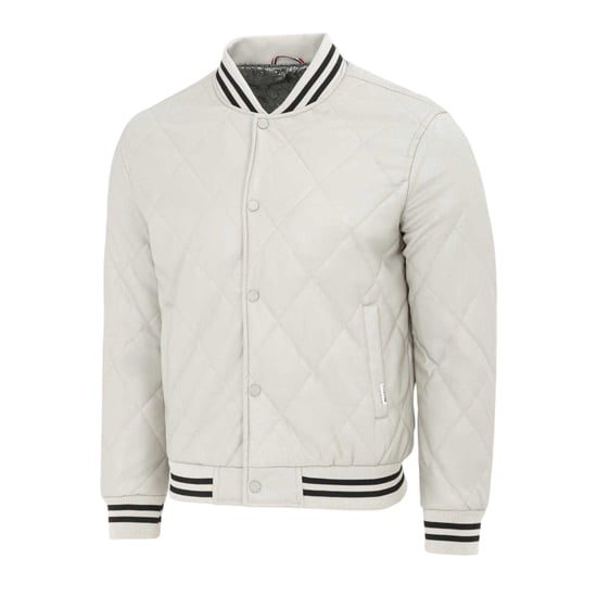 Firetrap - Bomberjacke für Herren, Snap (Weiß) - Image 3