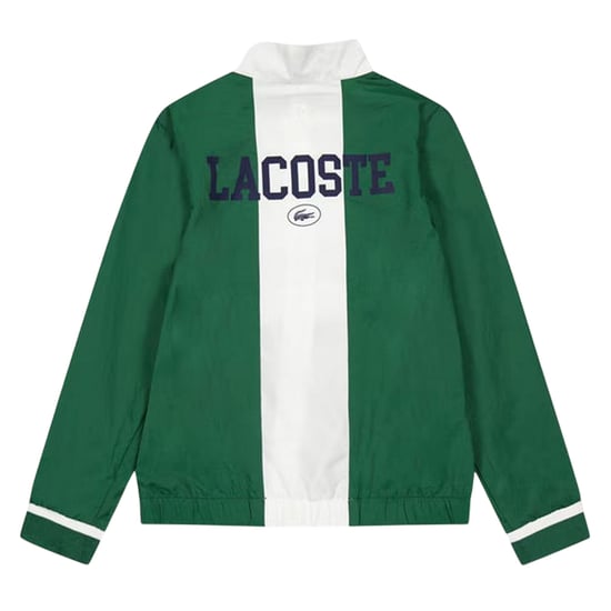 Lacoste - Trainingsjacke für Kinder, Regulär (Grün/Weiß) - Image 3