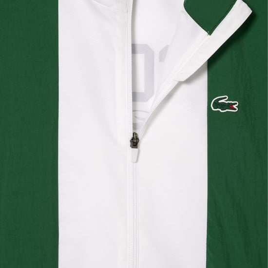 Lacoste - Trainingsjacke für Kinder, Regulär (Grün/Weiß) - Image 4