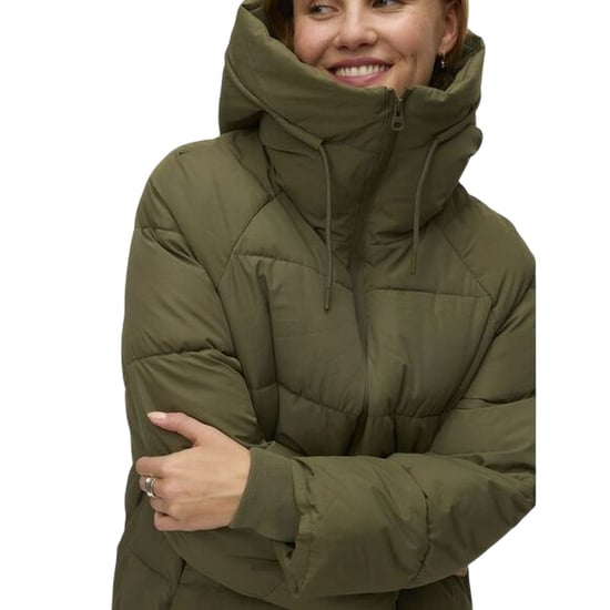 Vero Moda - "Elanor Laurie" Mantel für Damen, Lang (Grün) - Image 4
