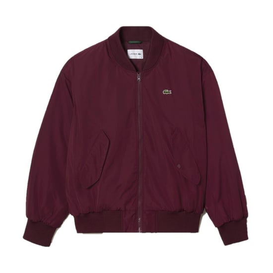 Lacoste - Bomberjacke für Damen, Übergroß (Rot) - Image 2
