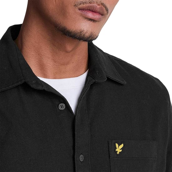Lyle & Scott - Hemd für Herren, Twill (Schwarz) - Image 3