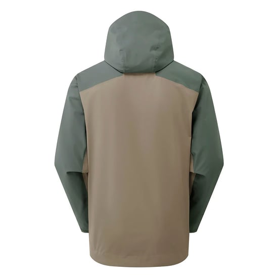 Herren Leichte Wasserfeste Wanderjacke mit Kapuze Halbzip Regenjacke - Image 2