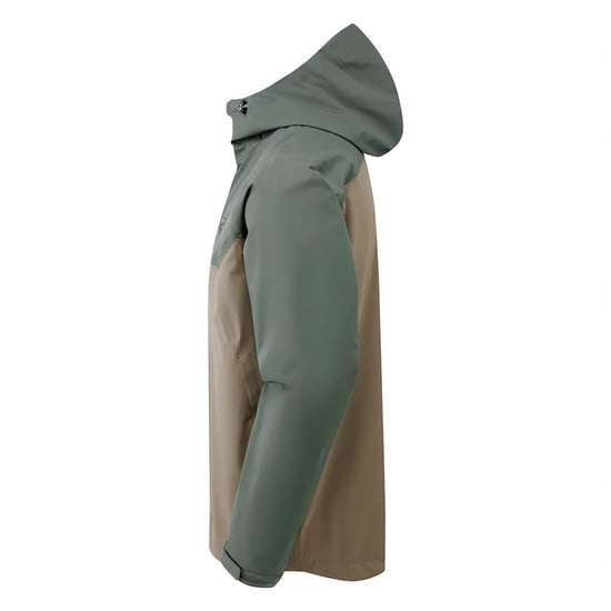 Herren Leichte Wasserfeste Wanderjacke mit Kapuze Halbzip Regenjacke - Image 3