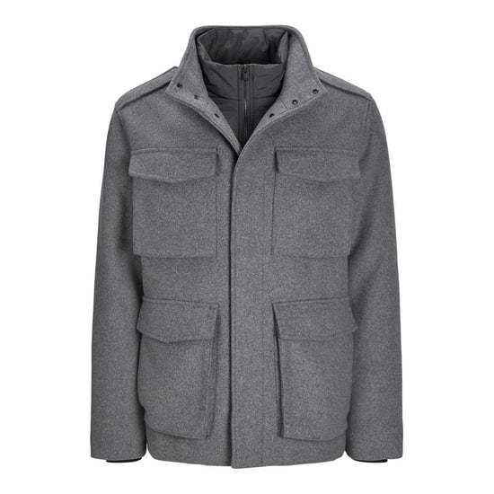 Jack And Jones - "Alex" Feldjacke für Herren, Mehrere Fächer, Regulär (Grau meliert) - Image 1