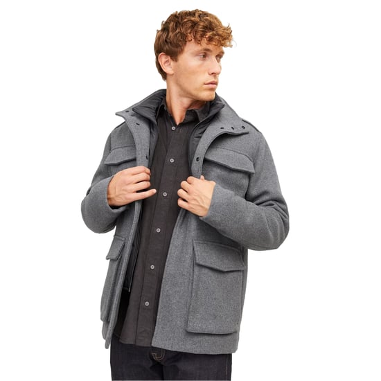 Jack And Jones - "Alex" Feldjacke für Herren, Mehrere Fächer, Regulär (Grau meliert) - Image 3