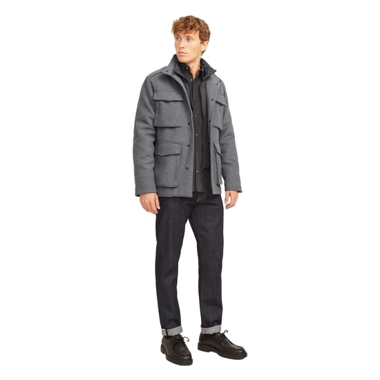 Jack And Jones - "Alex" Feldjacke für Herren, Mehrere Fächer, Regulär (Grau meliert) - Image 4