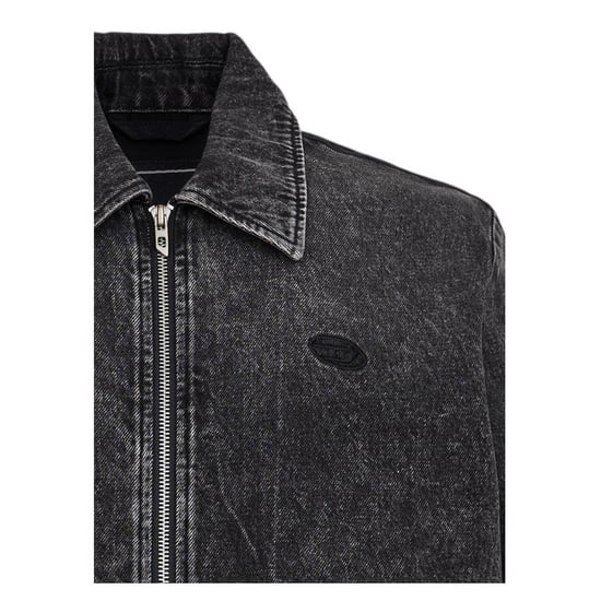 Diesel - Bomberjacke für Herren, Steinwaschen (Schwarz) - Image 4