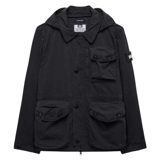 Weekend Offender - "Harporcrate" Kapuzenjacke für Herren (Schwarz) - Image 1