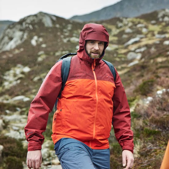 Herren Wasserdichte Outdoor-Jacke mit Kapuze Winddichte Regenjacke - Image 4