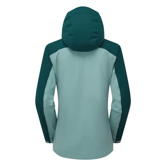 Damen Leichte Wasserdichte Kapuzenjacke mit Reißverschluss für Wandern - Image 2