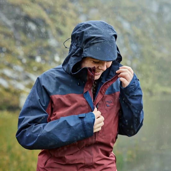 Damen wasserdichte GORE-TEX Hüttenjacke mit Kapuze Regenjacke mit Taschen - Image 5