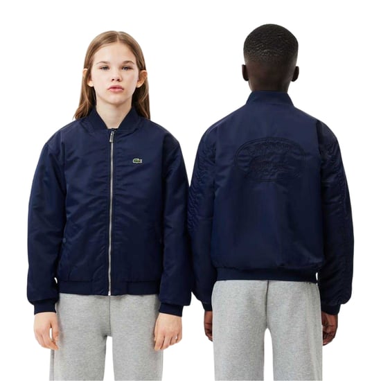 Lacoste - Bomberjacke für Kinder (Dunkles Marineblau) - Image 3