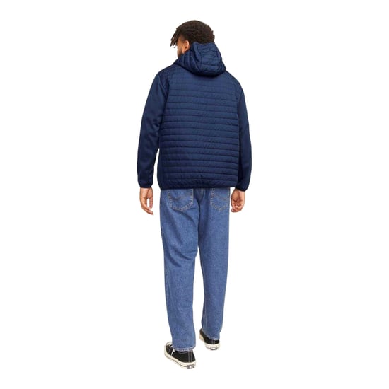 Jack And Jones - Steppjacke für Herren, Gerippter Ärmelaufschlag, Plus (Marineblau) - Image 2