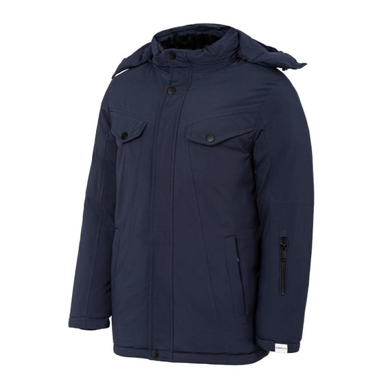 Lee Cooper - Steppjacke für Herren, mit Kapuze (Marine) - Image 3