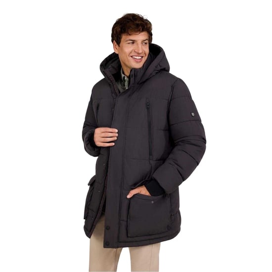 Minoti - Parka für Herren, Wattiert, Wasserfest, Anliegende Passform (Holzkohle) - Image 3