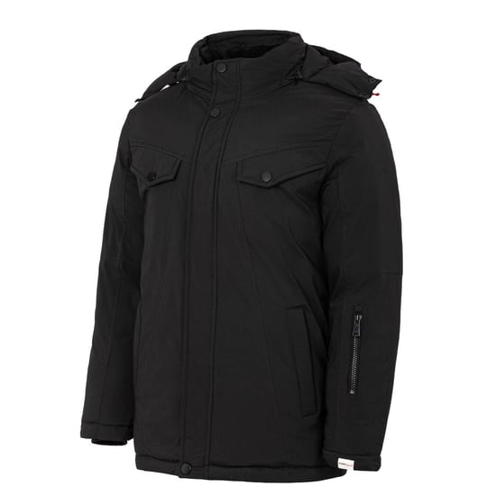 Lee Cooper - Steppjacke für Herren, mit Kapuze (Schwarz) - Image 3
