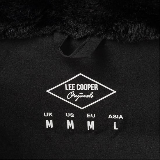 Lee Cooper - Steppjacke für Herren, mit Kapuze (Schwarz) - Image 4